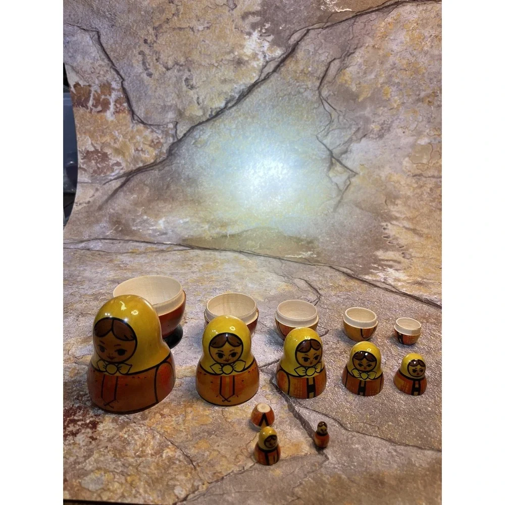 USSR Vintage Nesting Dolls Set of 7
